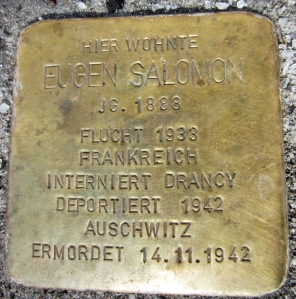 Stolperstein Eugen Salomon Mainz